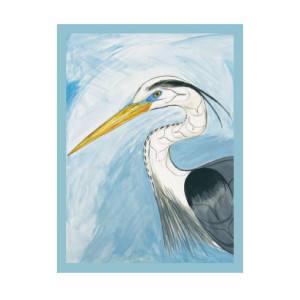 Folding Card - Great Blue Heron