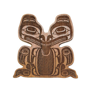 Spirit Wood Magnet - Bear