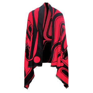 Reversible Fashion Cape - Tradition - Red