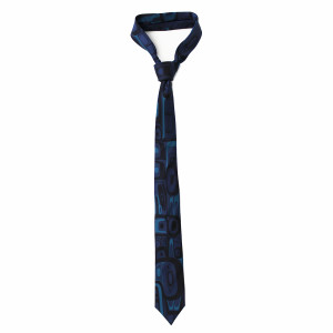 Polyester Woven Tie - Thunderbird