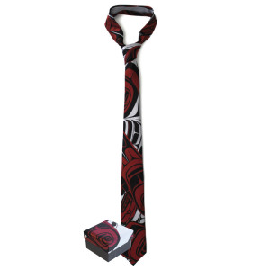 Polyester Woven Tie - Power Eagle