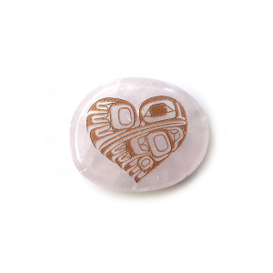 Spirit Stone - Rose Quartz Hummingbird Heart Spirit Stone - Rose Quartz Hummingbird Heart