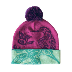 Knitted Tuque - Hummingbird