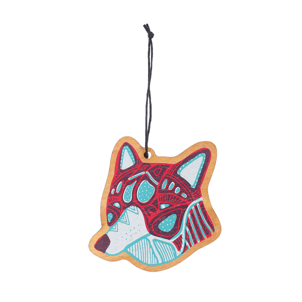 Wood Ornament -Wolf