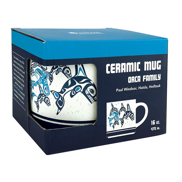 Ceramic Mug (Orca Family)