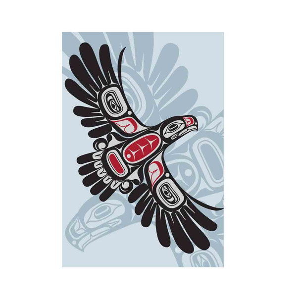 Postcard - Eagle's First Flight