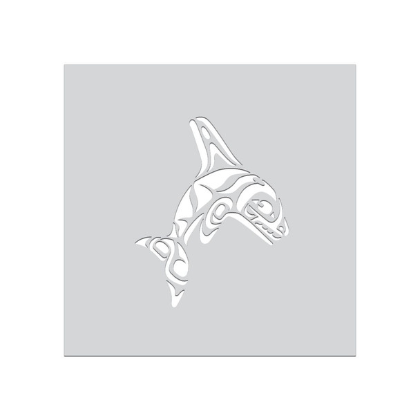 Craft and Cookie Stencil - Orca Whale