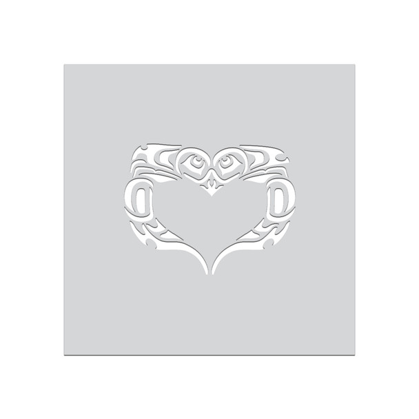 Craft and Cookie Stencil - Lovebirds