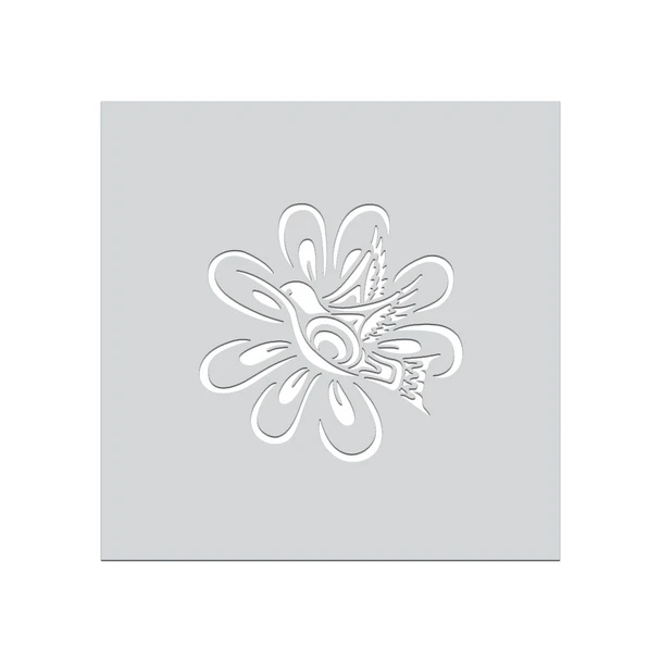 Craft and Cookie Stencil - Hummingbird