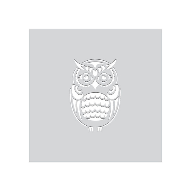 Craft and Cookie Stencil - Owl