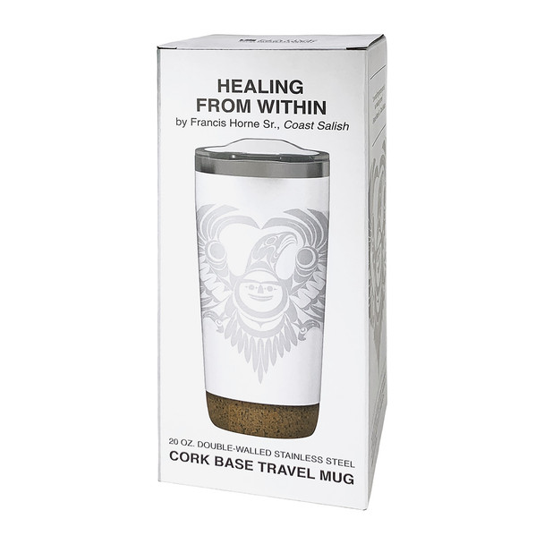 Cork Base Travel Mugs - Healing from Within - 20 oz