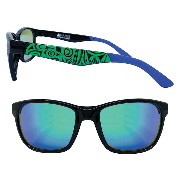 Sunglasses (Metallic Mirror Lens) - Thunderbird and Whale