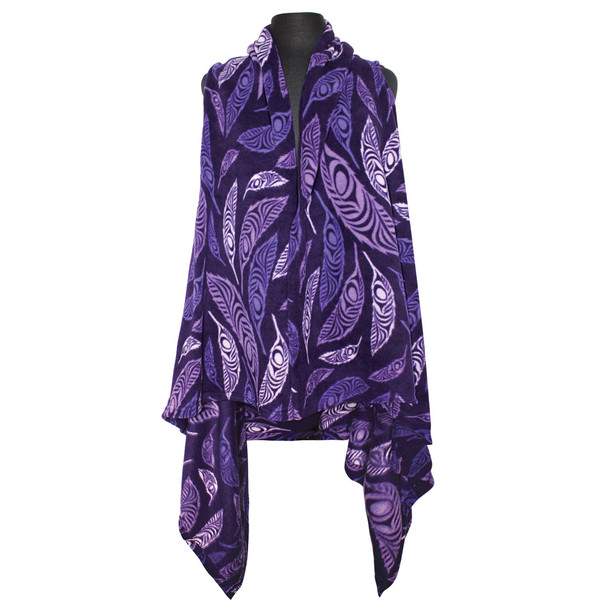 Multi-Use Fleece Cape - Feather - S