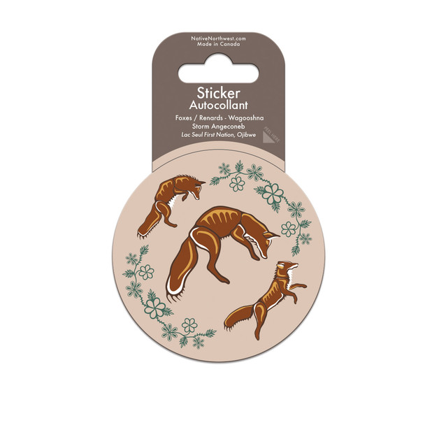 Sticker - Foxes (Wagooshna) Sticker - Foxes (Wagooshna)