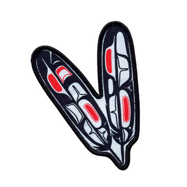 Small Embroidered Patch - Feathers