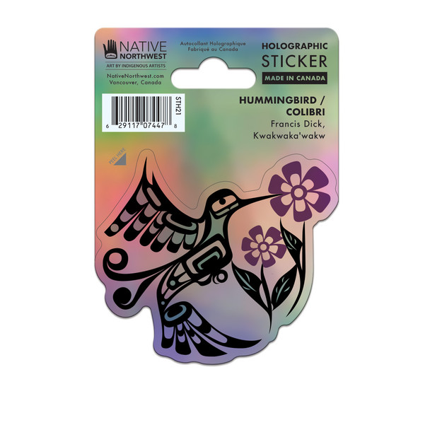Holographic Sticker - Hummingbird