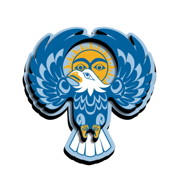 3D Magnet - Eagle Sun