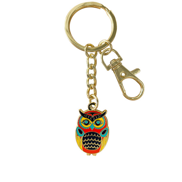 Enamel Keychain - Owl