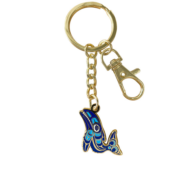 Enamel Keychain - Whale