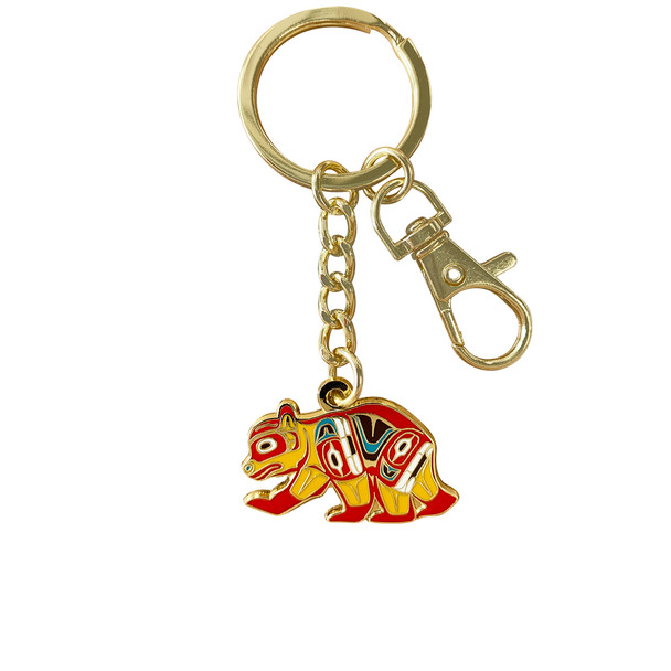 Enamel Keychain - Bear