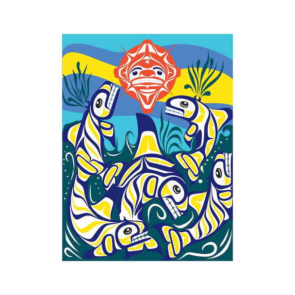 Folding Card - Good Morning Whale