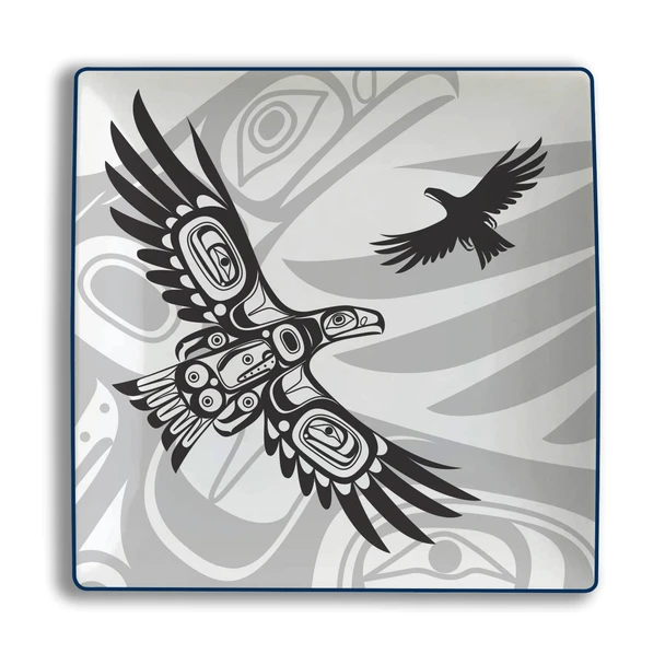 Serving Plate - Soaring Eagle
