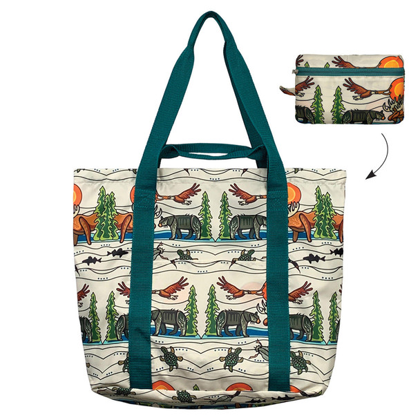 Packable Tote - All My Relatives (Indinawemaaganidag)