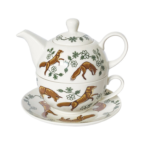Tea For One Set - Foxes (Wagooshna)