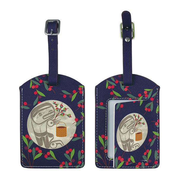 Luggage Tag - Berry Picker in the Moon