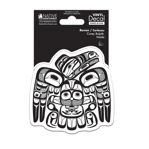 Premium Decals - Raven (Black/White)