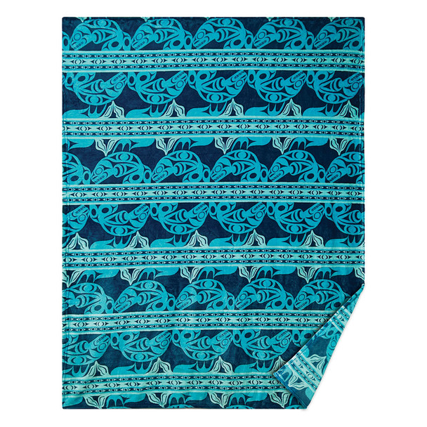 Fleece Blanket - Whale