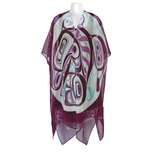 Sheer Fashion Wrap - Swimming into Consciousness