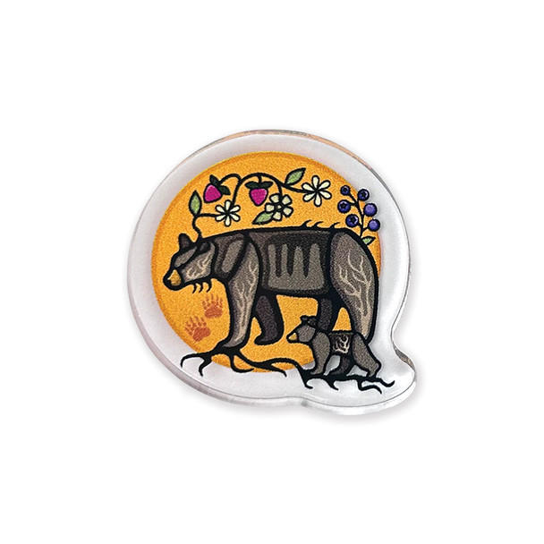 Acrylic Pin - Bears (Makwag)
