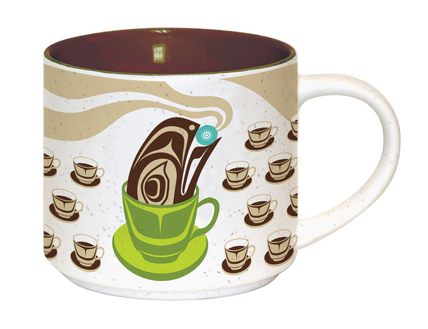 Ceramic Mug (16oz) - Raven Steals The Light in a Coffee Mug