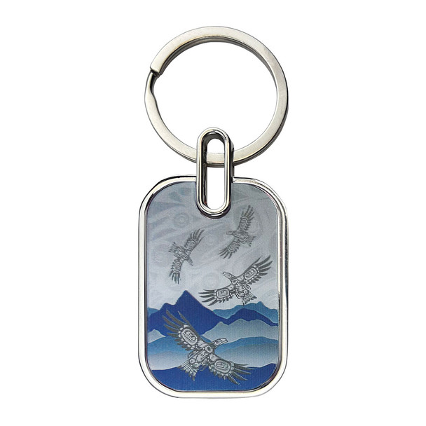 Lenticular Keychain - Soaring Eagle