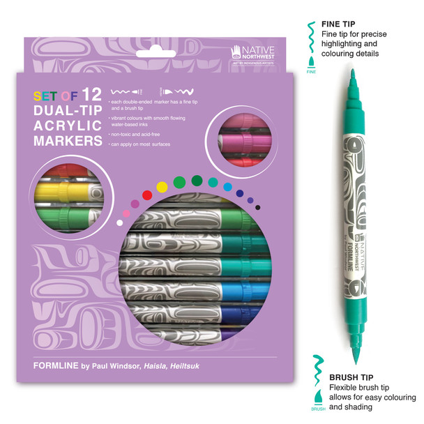 Acrylic Felt Markers - Formline
