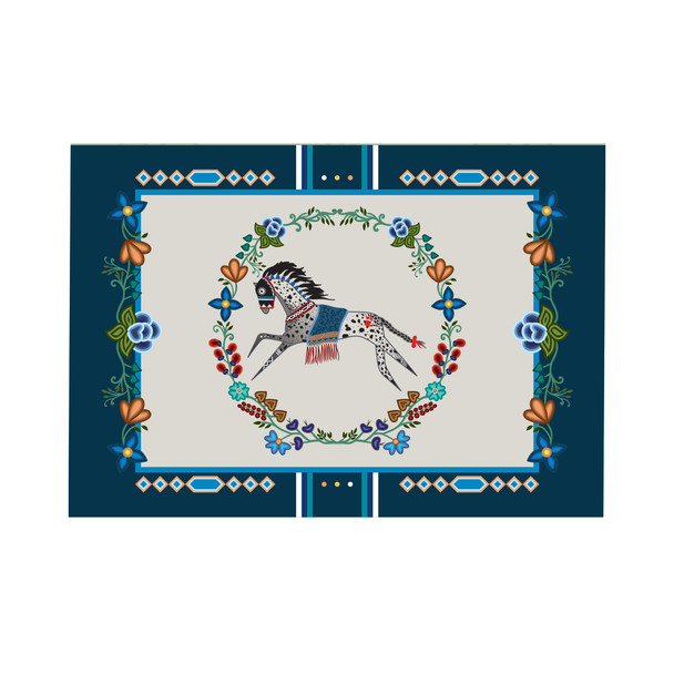Postcard - Horse (Gidagiza Mishtadim)