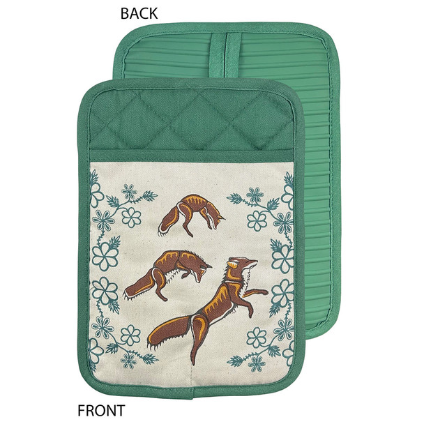 Silicone Potholder - Foxes (Wagooshna)