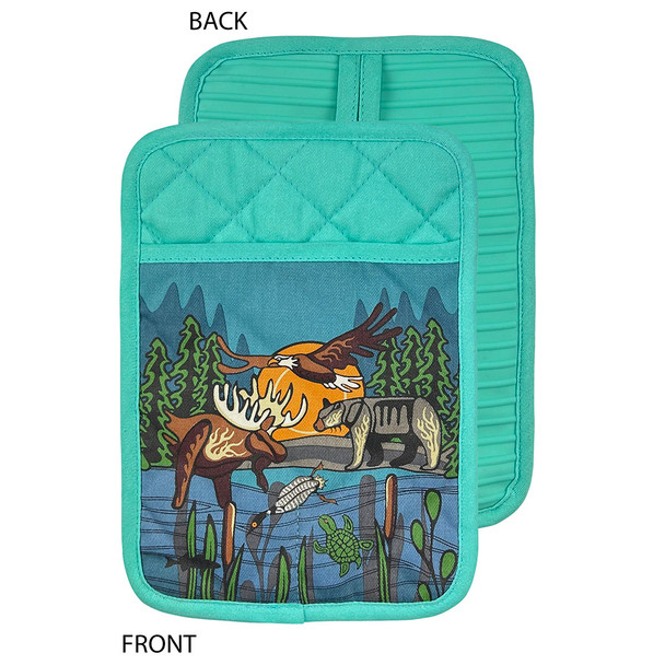 Silicone Potholder - All My Relatives (Indinawemaaganidag)