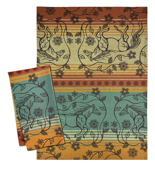 Tea Towel - Horse (Bebezhigooganzhii)