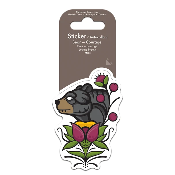 Sticker - Bear - Courage