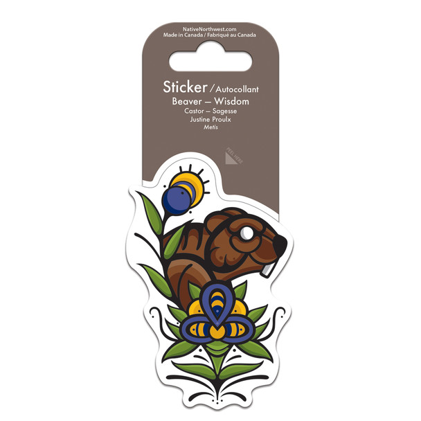 Sticker - Beaver - Wisdom
