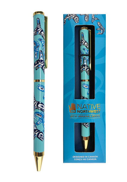 Premium Ballpoint Pen - Orca Family