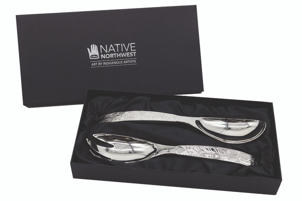 Silver Servers - Eagle Whale