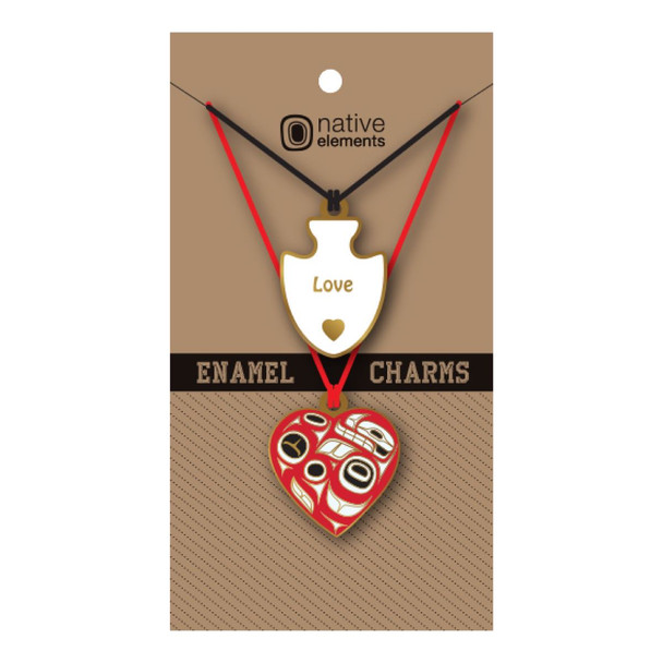 Enamel Charm - Heart