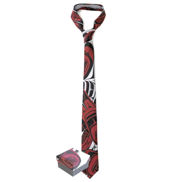 Polyester Woven Tie - Power Eagle