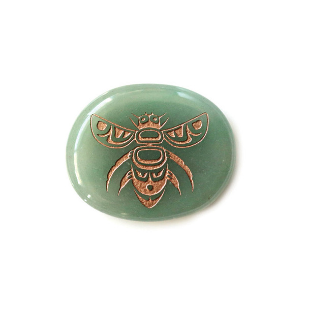 Spirit Stone - Green Aventurine Bee