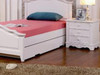 Melody Single Trundle in White