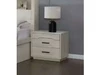 Chicago Bedside Table in White Wash