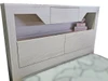 Chicago Queen Headboard in White Wash